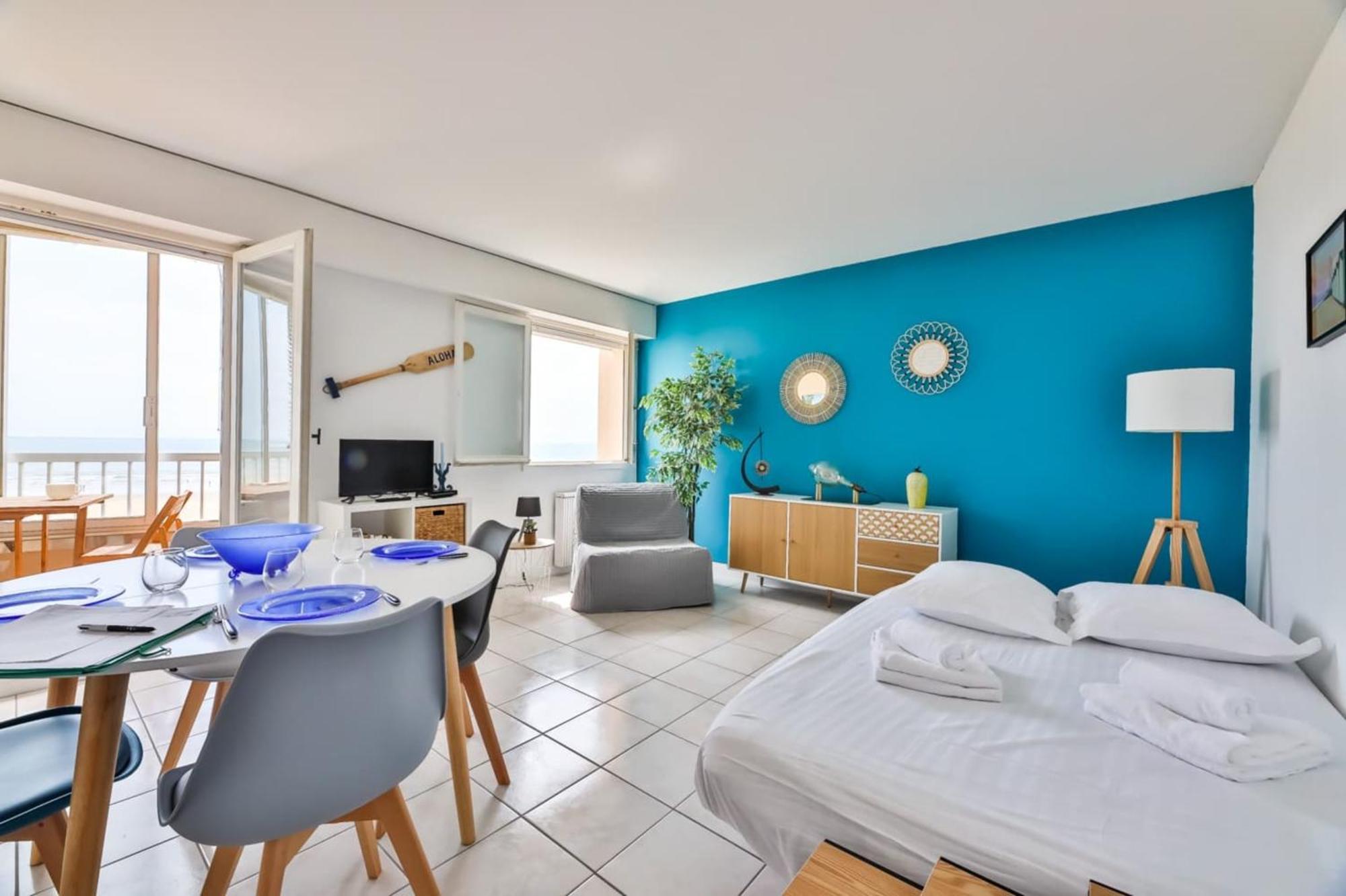 Ferienwohnung Horizon - Sejour Cocooning Vue Mer Saint-Jean-de-Monts Exterior foto